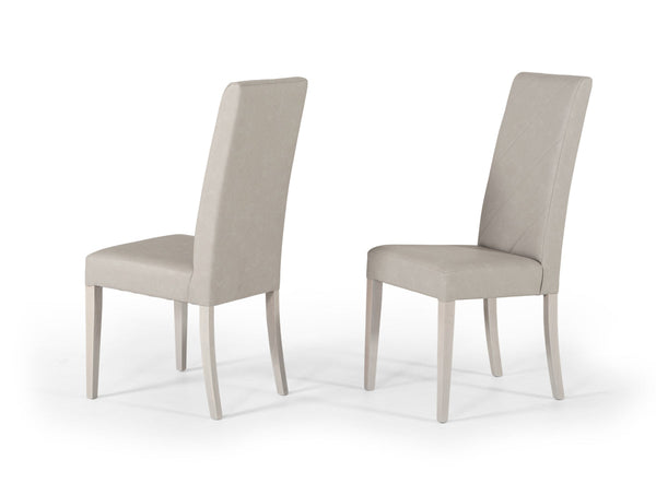 Nova Domus Alexa Italian Modern Grey Dining Chair (Set of 2) - MONAVILLA