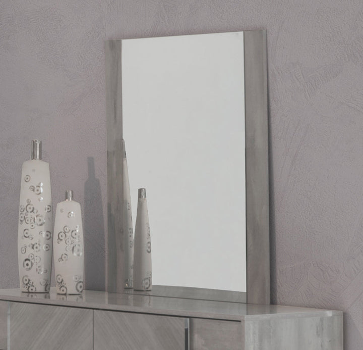 Nova Domus Alexa Italian Modern Grey Mirror - MONAVILLA