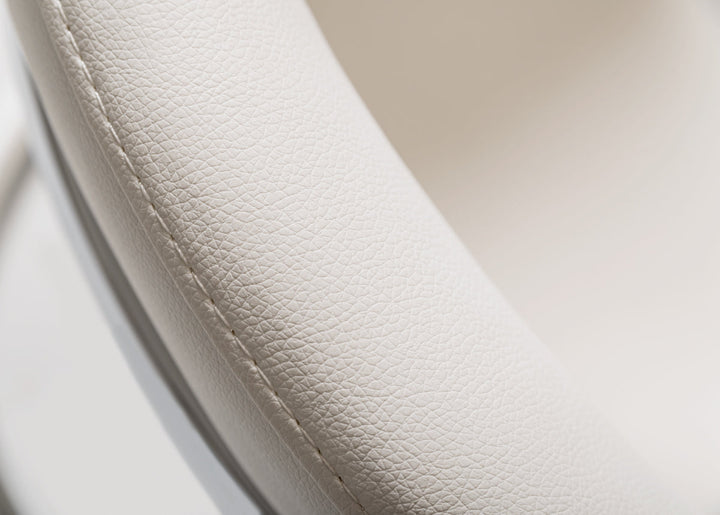 Modrest Allie Contemporary White Leatherette Dining Chair - MONAVILLA