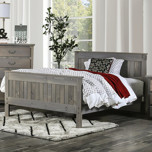 Furniture Of America Rockwall Weathered Gray Rustic Twin Bed Model AM7973T-BED - MONAVILLA