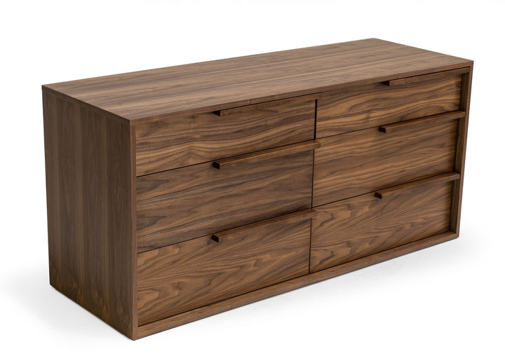 Modrest Amberlie Modern Walnut Dresser - MONAVILLA