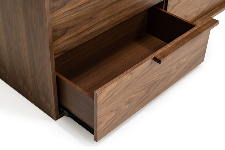 Modrest Amberlie Modern Walnut Dresser - MONAVILLA