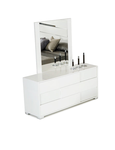 Modrest Monza Italian Modern White Dresser - MONAVILLA