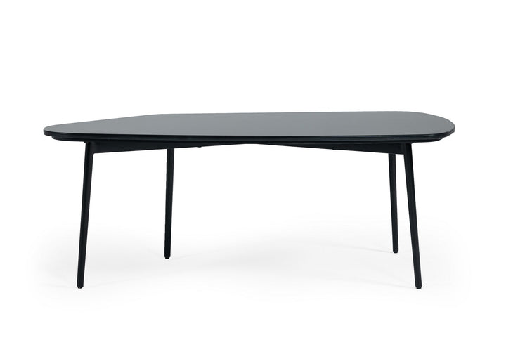Modrest Andros Black Marble & Black Metal Coffee Table - MONAVILLA