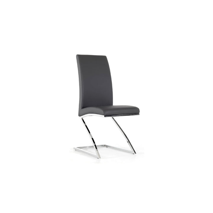 Angora Modern Grey Dining Chair (Set of 2) - MONAVILLA
