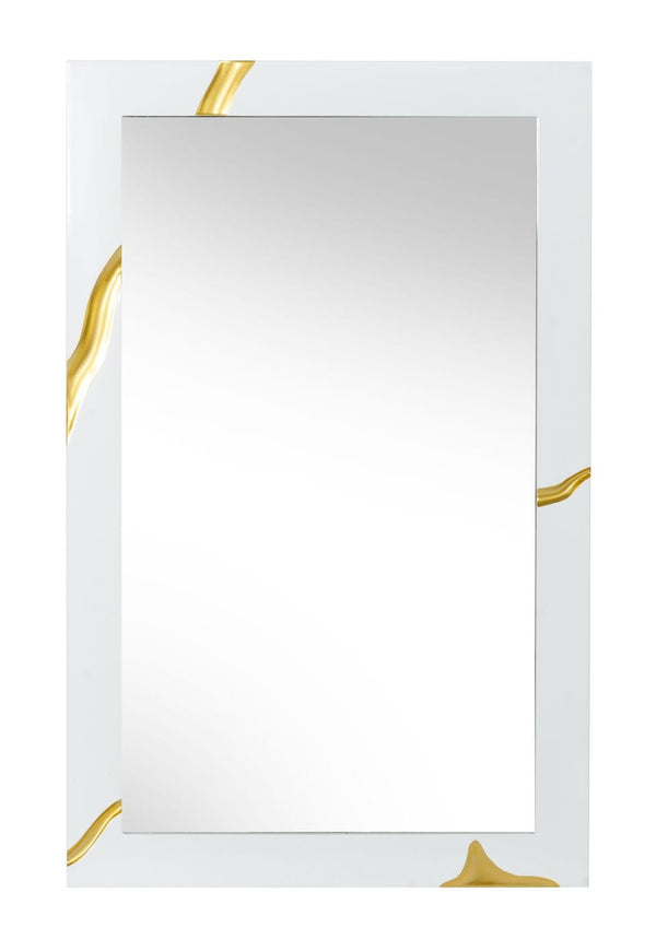 Modrest Aspen Modern White Mirror - MONAVILLA