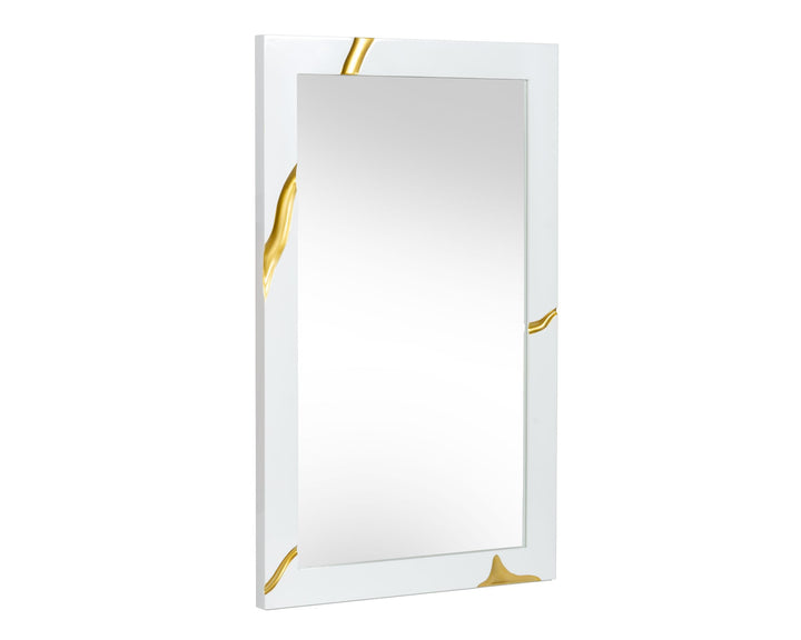 Modrest Aspen Modern White Mirror - MONAVILLA