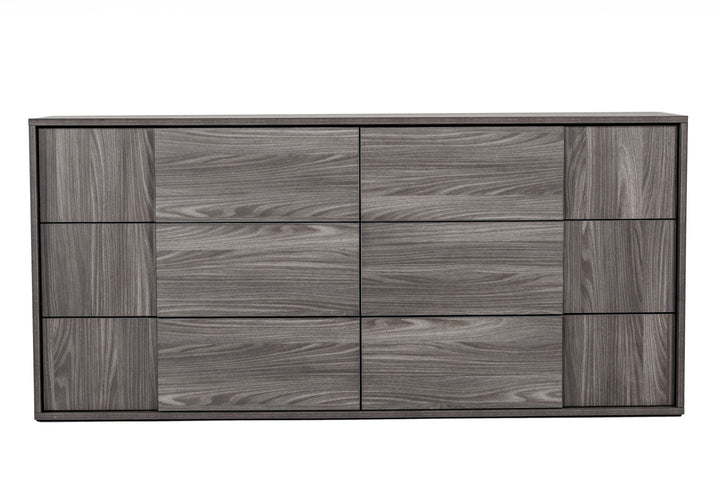 Nova Domus Asus Italian Modern Elm Grey Dresser - MONAVILLA
