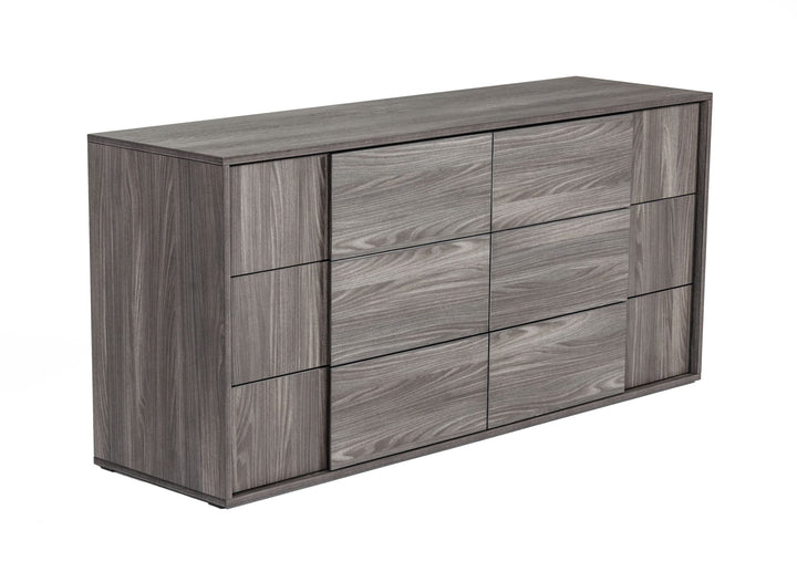 Nova Domus Asus Italian Modern Elm Grey Dresser - MONAVILLA