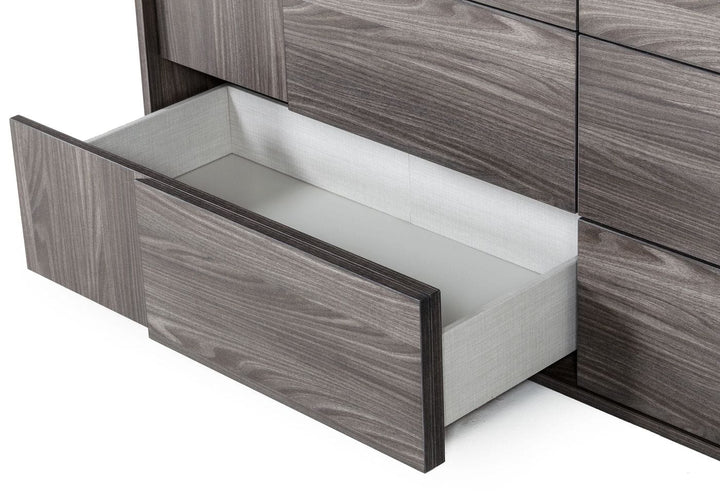 Nova Domus Asus Italian Modern Elm Grey Dresser - MONAVILLA