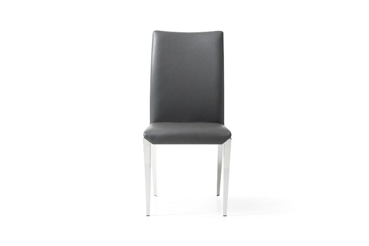 Modrest Taryn Modern Dark Grey Dining Chair (Set of 2) - MONAVILLA