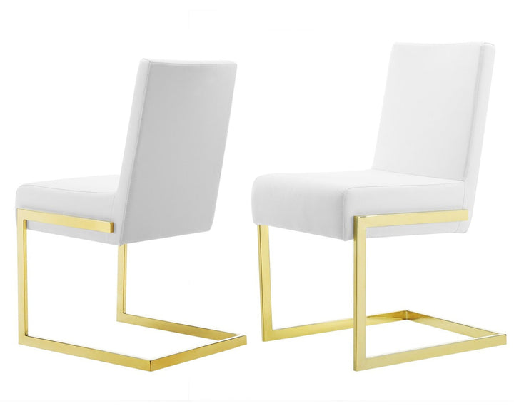 Modrest Batavia Modern White Dining Chair (Set of 2) - MONAVILLA