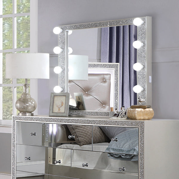 ACME Sliverfluff Mirrored & Champagne Finish Mirror Model BD00245 - MONAVILLA