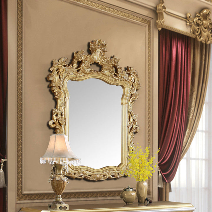 ACME Seville Gold Finish Mirror Model BD00453 - MONAVILLA