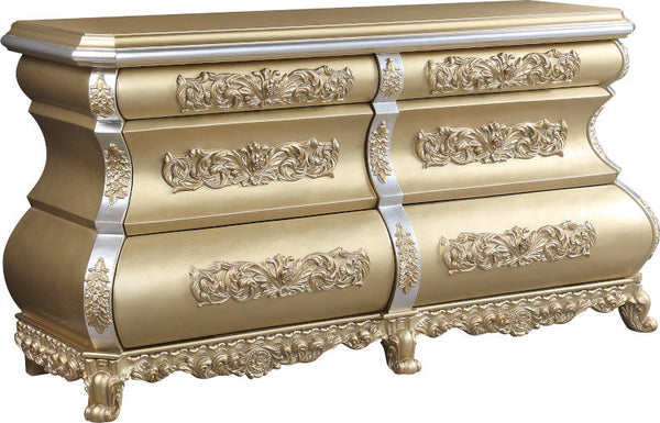 ACME Seville Gold Finish Dresser Model BD00454 - MONAVILLA