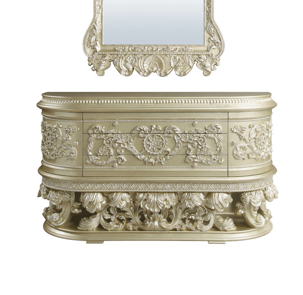 ACME Vatican Champagne Silver Finish Dresser Model BD00464 - MONAVILLA