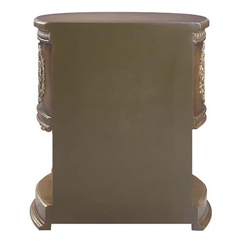 ACME Constantine Brown & Gold Finish Nightstand Model BD00472 - MONAVILLA