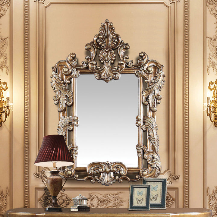 ACME Constantine Brown & Gold Finish Mirror Model BD00473 - MONAVILLA