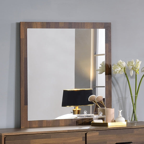 ACME Hestia Walnut Finish Mirror Model BD00544 - MONAVILLA