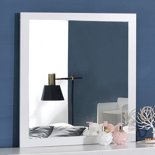 ACME Perse White Finish Mirror Model BD00550 - MONAVILLA