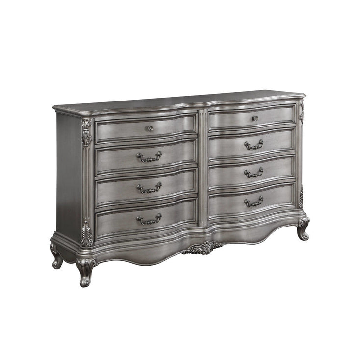 ACME Ausonia Antique Platinum Finish Dresser Model BD00606 - MONAVILLA