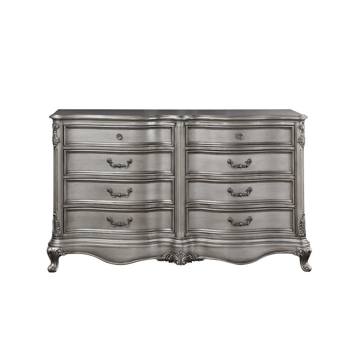 ACME Ausonia Antique Platinum Finish Dresser Model BD00606 - MONAVILLA