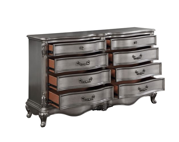 ACME Ausonia Antique Platinum Finish Dresser Model BD00606 - MONAVILLA