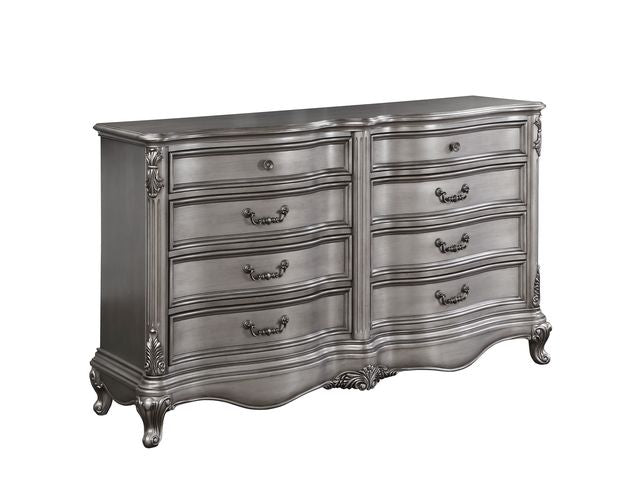 ACME Ausonia Antique Platinum Finish Dresser Model BD00606 - MONAVILLA