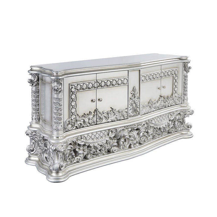 ACME Valkyrie PU, Light Gold & Gray Finish Dresser Model BD00686 - MONAVILLA