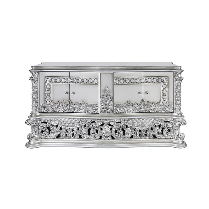 ACME Valkyrie PU, Light Gold & Gray Finish Dresser Model BD00686 - MONAVILLA
