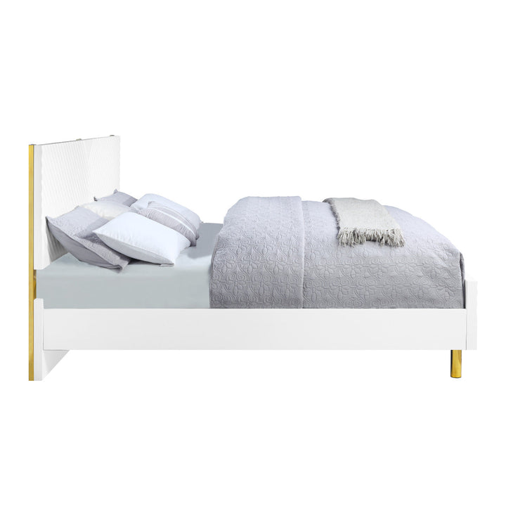 ACME Gaines White High Gloss Finish Bed Model BD01034 - MONAVILLA
