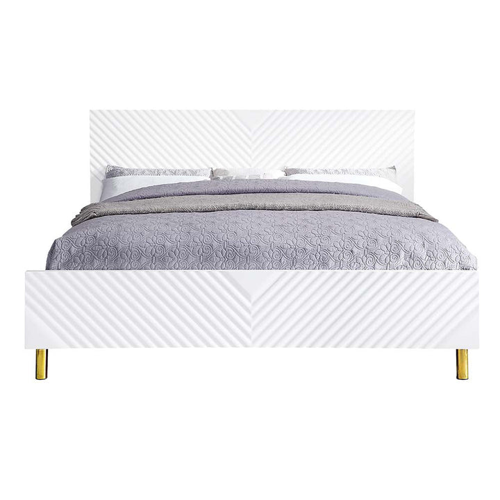 ACME Gaines White High Gloss Finish Bed Model BD01034 - MONAVILLA