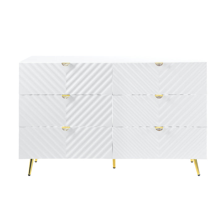 ACME Gaines White High Gloss Finish Dresser Model BD01037 - MONAVILLA
