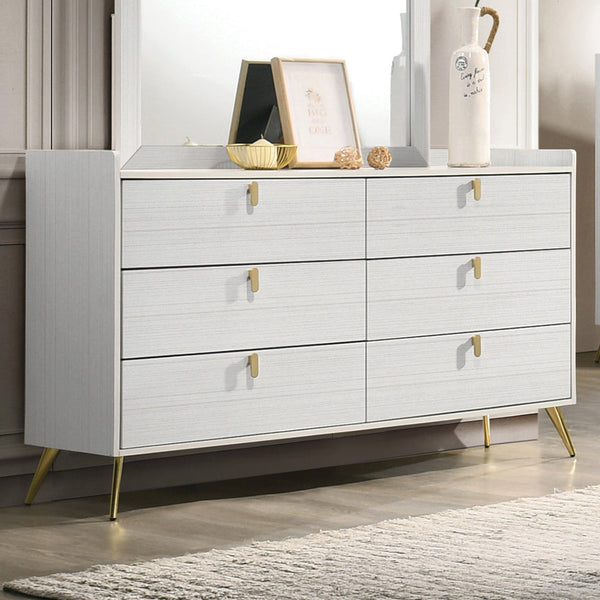 ACME Zeena White Finish Dresser Model BD01179 - MONAVILLA