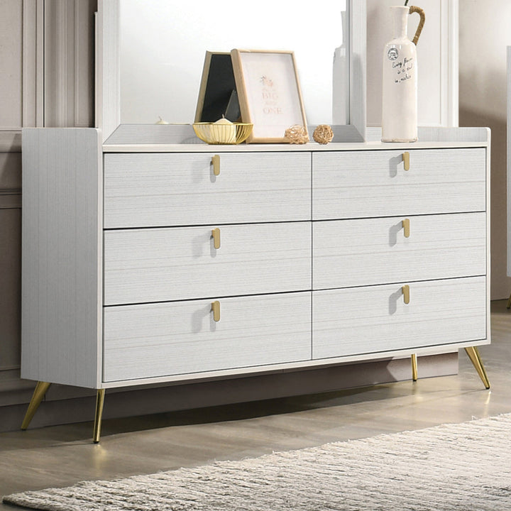 ACME Zeena White Finish Dresser Model BD01179 - MONAVILLA