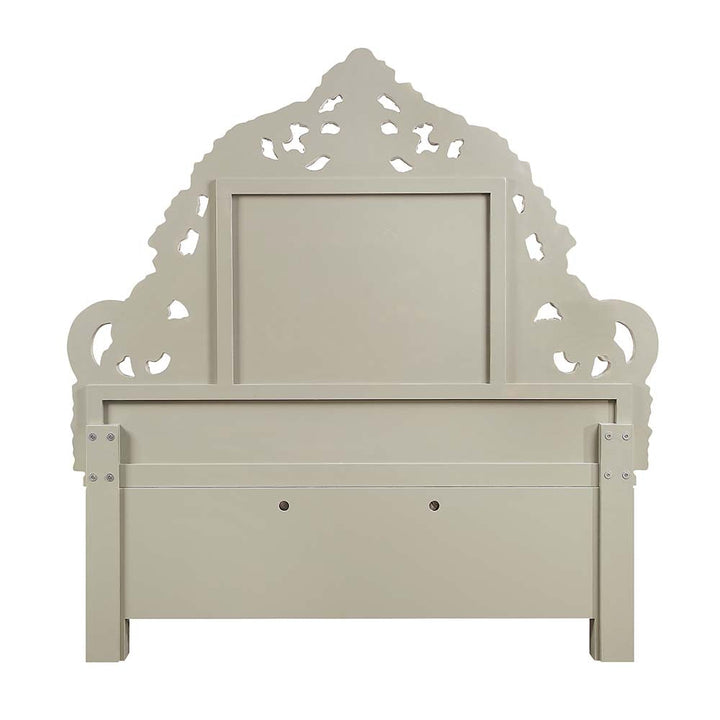 ACME Sorina PU & Antique Gold Finish Bed Model BD01241 - MONAVILLA