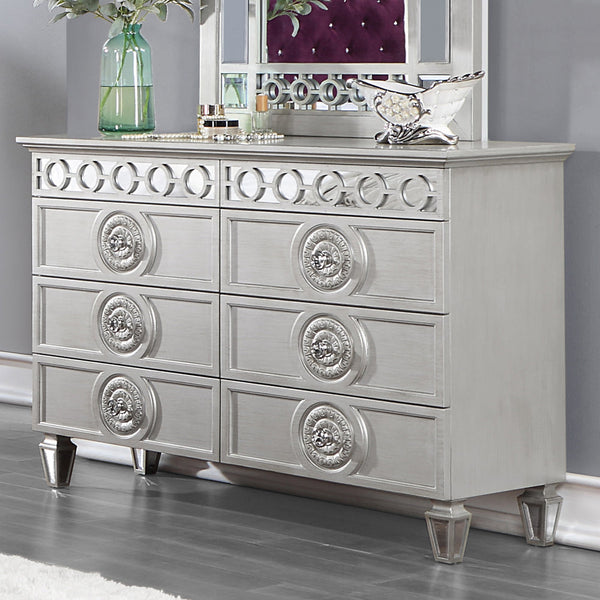 ACME Varian Silver & Mirrored Finish Dresser Model BD01281 - MONAVILLA