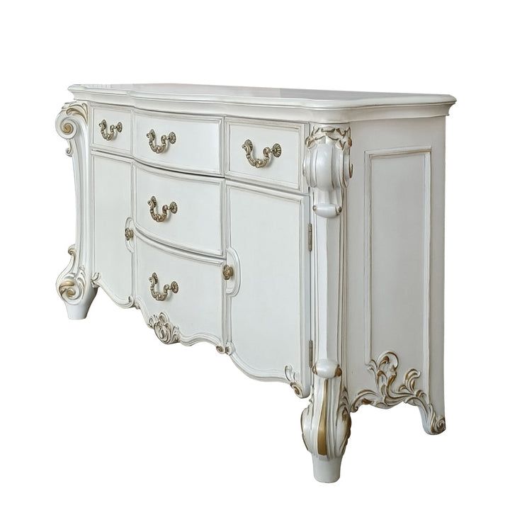 ACME Vendome Antique Pearl Finish Dresser Model BD01342 - MONAVILLA