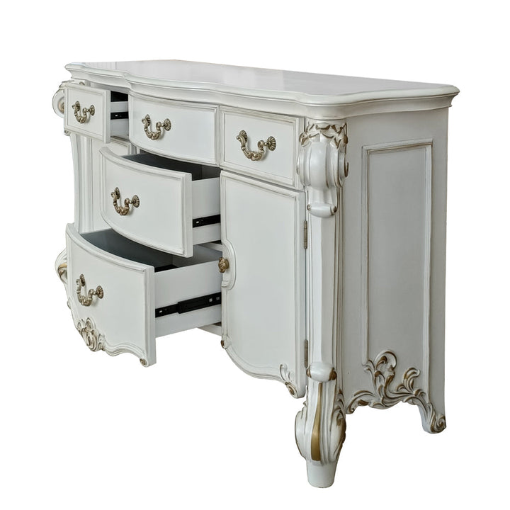 ACME Vendome Antique Pearl Finish Dresser Model BD01342 - MONAVILLA