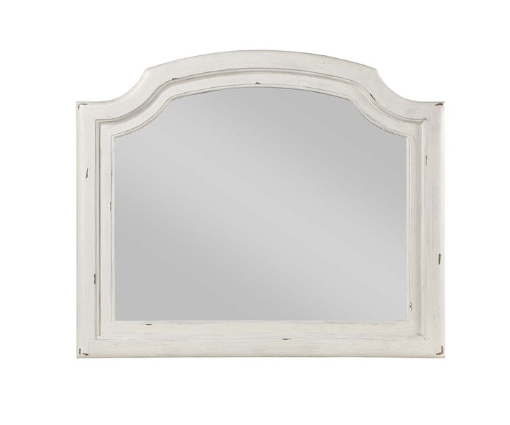 ACME Jaqueline Antique White Finish Jaqueline Mirror Model BD01435 - MONAVILLA
