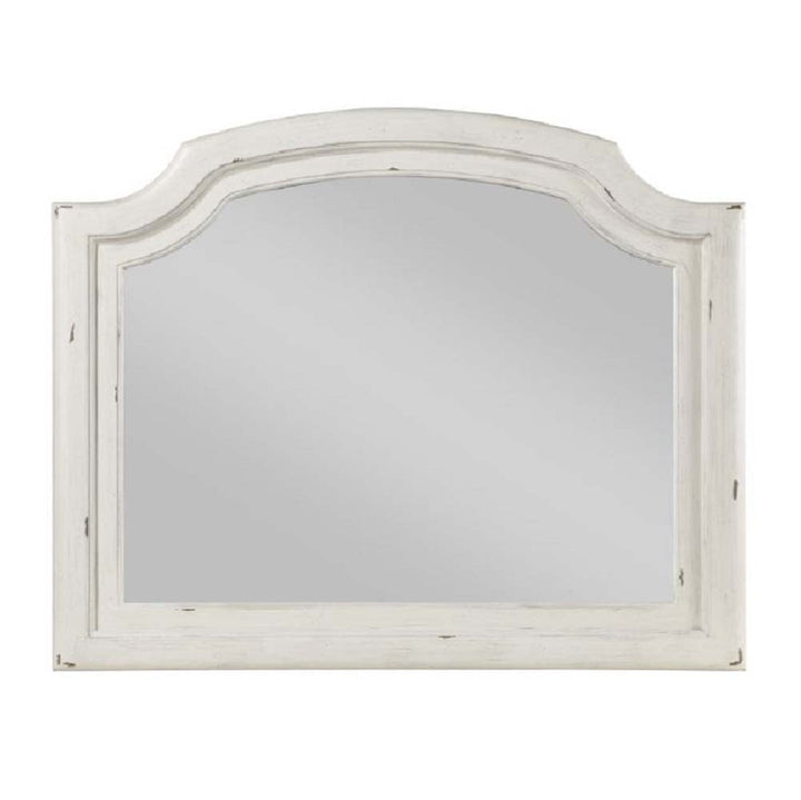 ACME Jaqueline Antique White Finish Jaqueline Mirror Model BD01435 - MONAVILLA