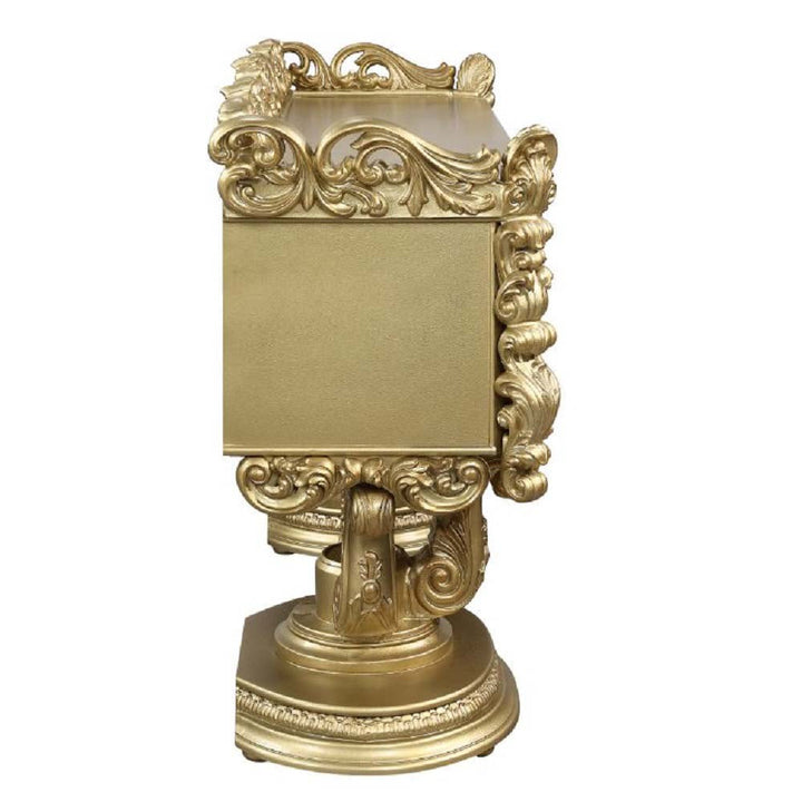 ACME Bernadette Gold Finish Bernadette Vanity Desk Model BD01477 - MONAVILLA