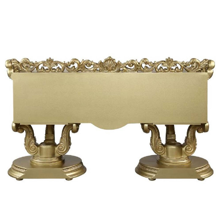 ACME Bernadette Gold Finish Bernadette Vanity Desk Model BD01477 - MONAVILLA