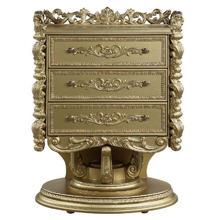 ACME Bernadette Gold Finish Bernadette Chest Model BD01479 - MONAVILLA