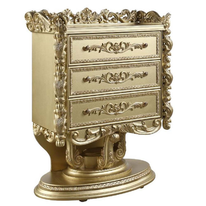ACME Bernadette Gold Finish Bernadette Chest Model BD01479 - MONAVILLA