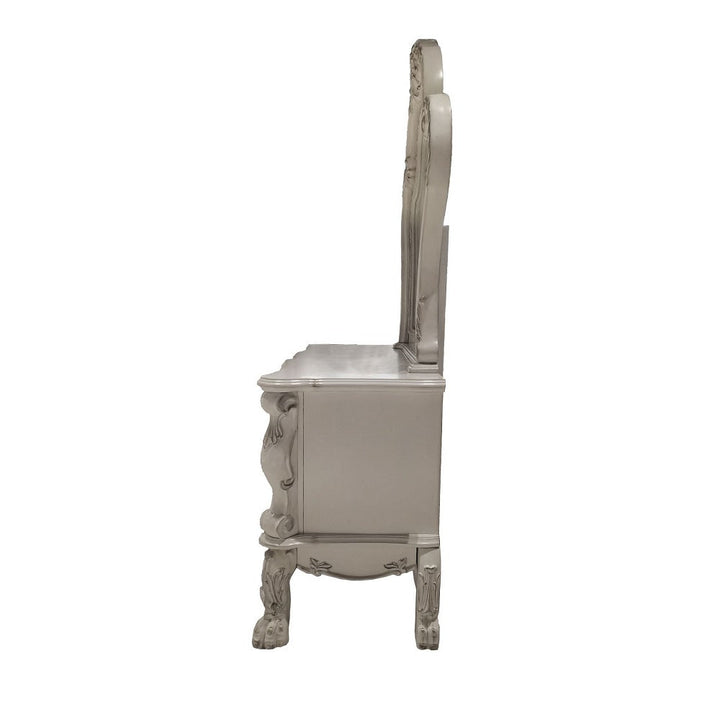 ACME Dresden Bone White Finish Dresden Vanity Desk Model BD01678 - MONAVILLA
