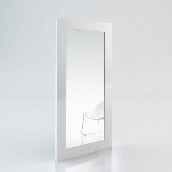 Modrest Beth Modern White Floor Mirror - MONAVILLA