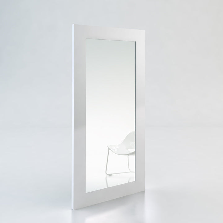 Modrest Beth Modern White Floor Mirror - MONAVILLA