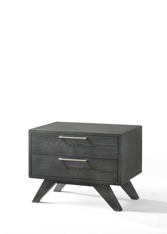 Nova Domus Soria Modern Grey Wash Nightstand - MONAVILLA