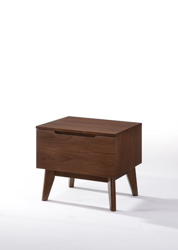 Modrest Lewis Mid Century Modern Walnut Nightstand - MONAVILLA